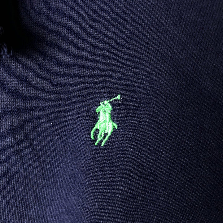 Ralph Lauren POLO RALPH LAUREN PERFORMANCE pullover sweatshirt, men's size L cotton navy blue type Vintage Second Hand