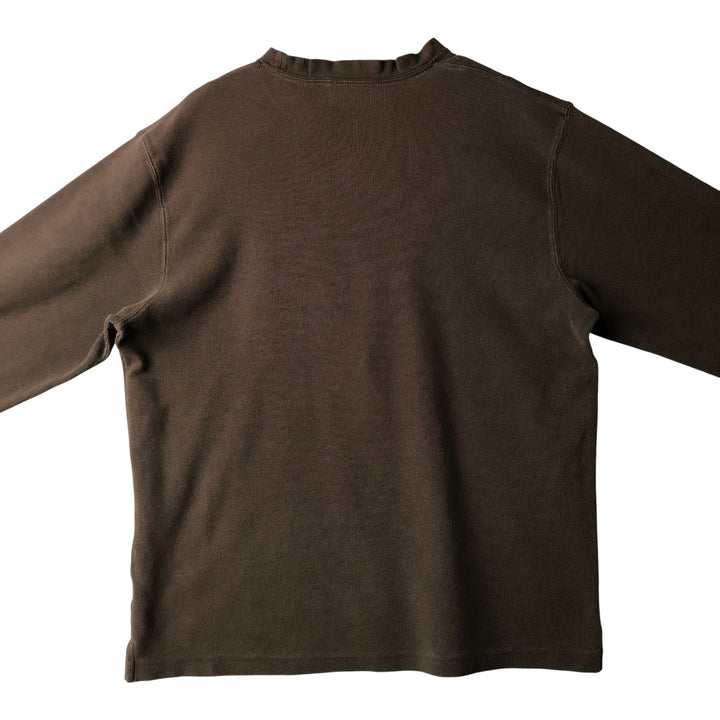 90s-00'S Timberland Thermal Long T-Shirt, Men's Size L unclear Khaki type Vintage Second Hand