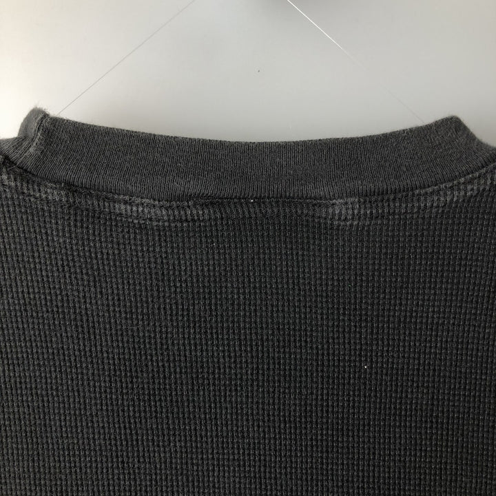 Timberland Thermal Long T-Shirt, Men's Size Medium cotton black type Vintage Second Hand