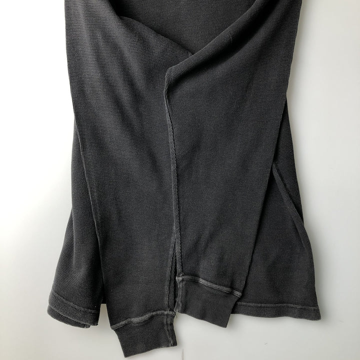 Timberland Thermal Long T-Shirt, Men's Size Medium cotton black type Vintage Second Hand