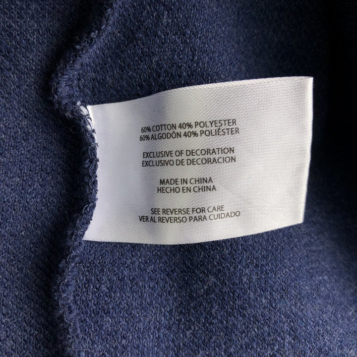 2000'S Banana Republic Thermal Long T-Shirt, Men's Size L cotton Navy blue Vintage Second Hand