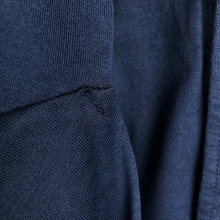 Vintage Pickering long-sleeved polo shirt, size M, men's cotton navy blue type Vintage Second Hand