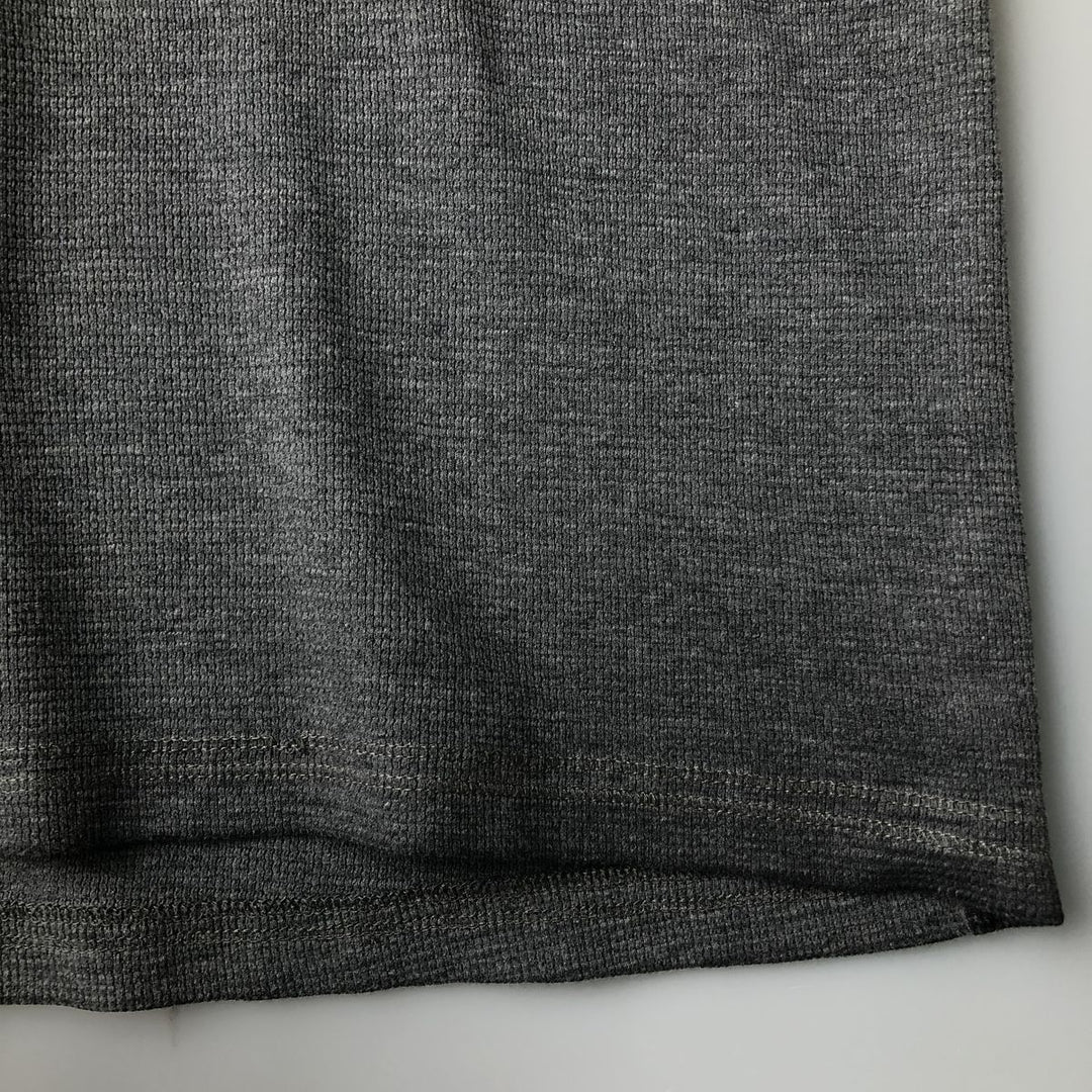 Levi's Regular Fit Henley Neck Thermal Long T-Shirt, Waffle, Men's Size L cotton gray type Vintage Second Hand