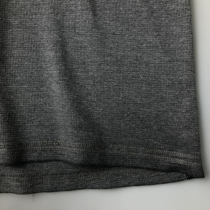 Levi's Regular Fit Henley Neck Thermal Long T-Shirt, Waffle, Men's Size L cotton gray type Vintage Second Hand