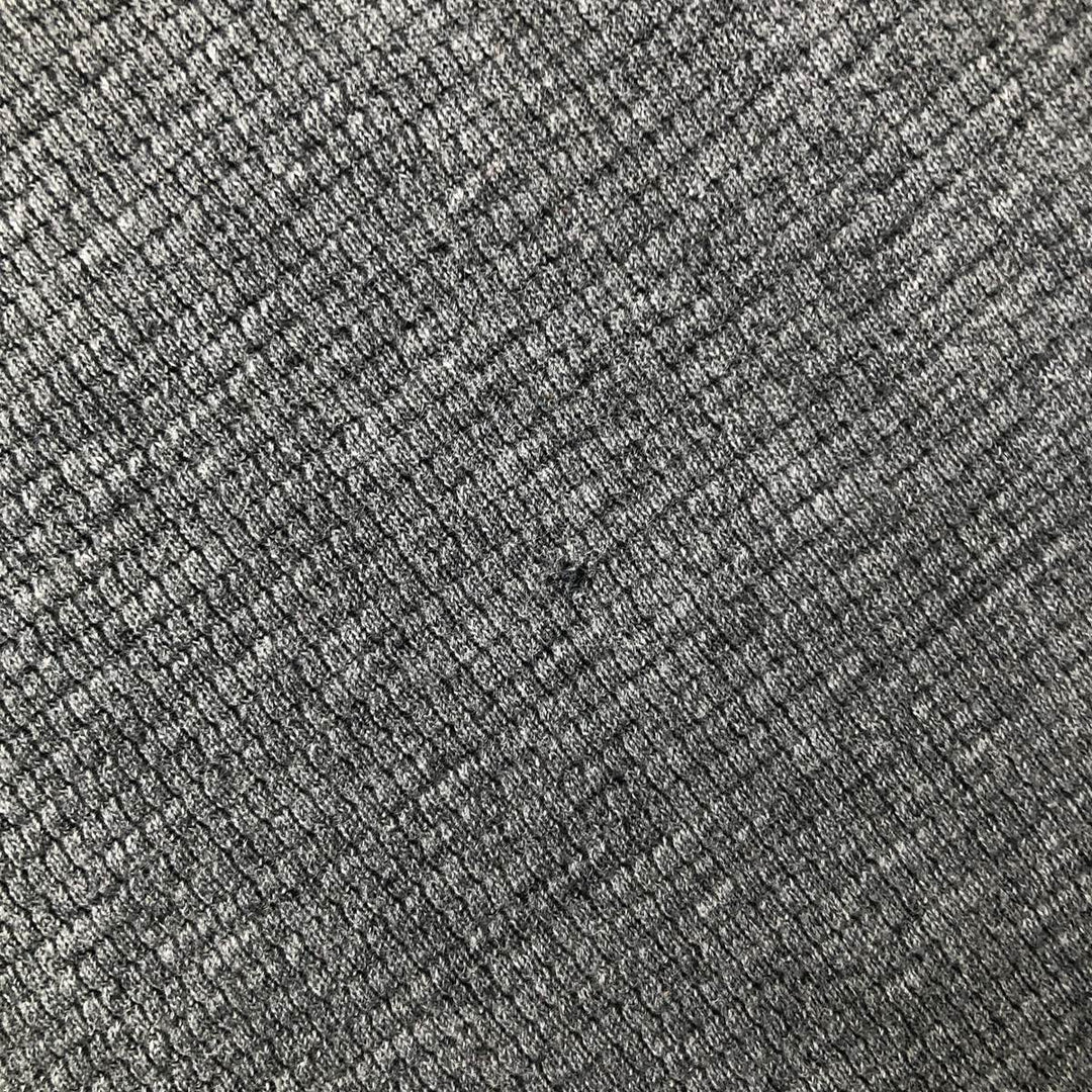 Levi's Regular Fit Henley Neck Thermal Long T-Shirt, Waffle, Men's Size L cotton gray type Vintage Second Hand