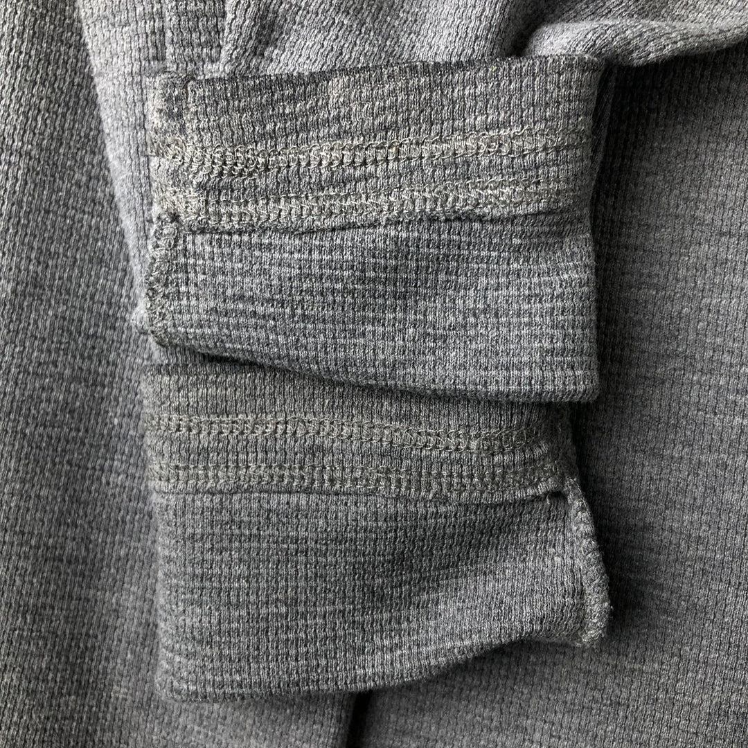 Levi's Regular Fit Henley Neck Thermal Long T-Shirt, Waffle, Men's Size L cotton gray type Vintage Second Hand