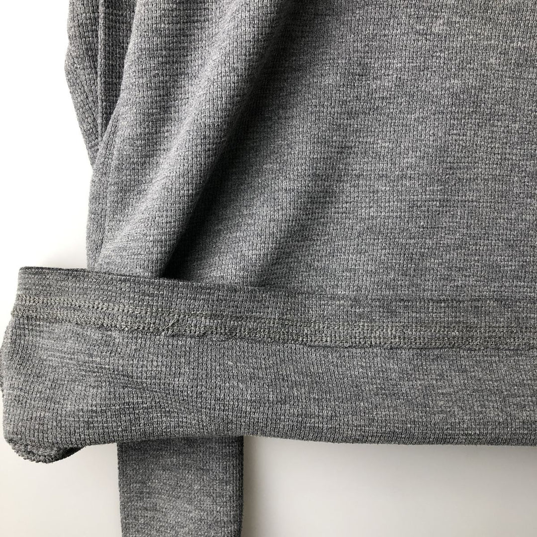 Levi's Regular Fit Henley Neck Thermal Long T-Shirt, Waffle, Men's Size L cotton gray type Vintage Second Hand