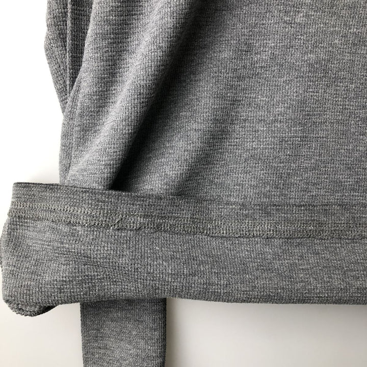 Levi's Regular Fit Henley Neck Thermal Long T-Shirt, Waffle, Men's Size L cotton gray type Vintage Second Hand