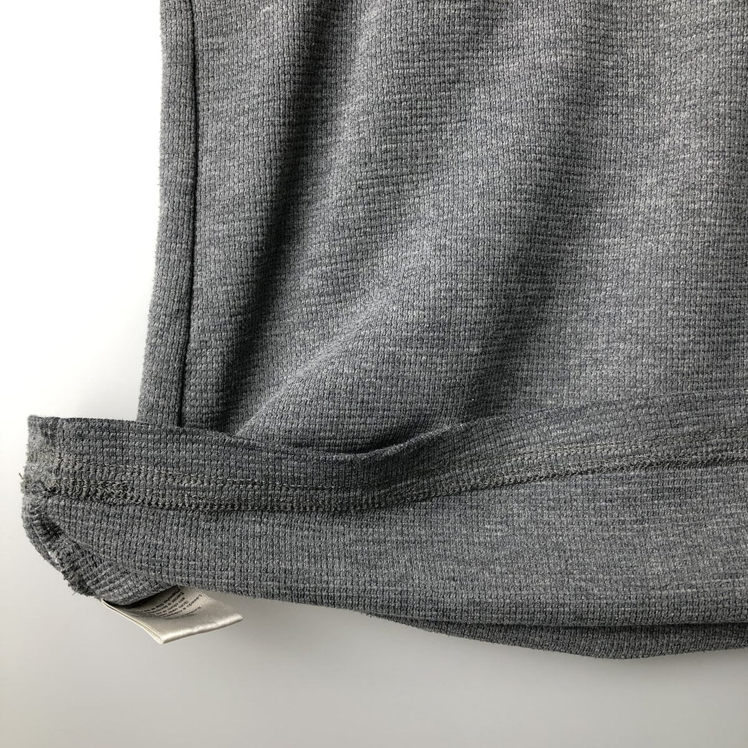 Levi's Regular Fit Henley Neck Thermal Long T-Shirt, Waffle, Men's Size L cotton gray type Vintage Second Hand
