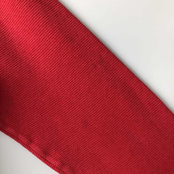 Ralph Lauren POLO RALPH LAUREN SLEEPWEAR Thermal Long T-Shirt, Men's Size Medium cotton red type Vintage Second Hand