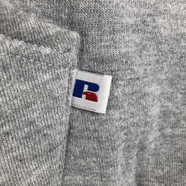Vintage 90'S Russell Athletic full-zip sweatshirt, size L, men's cotton gray type Vintage Second Hand
