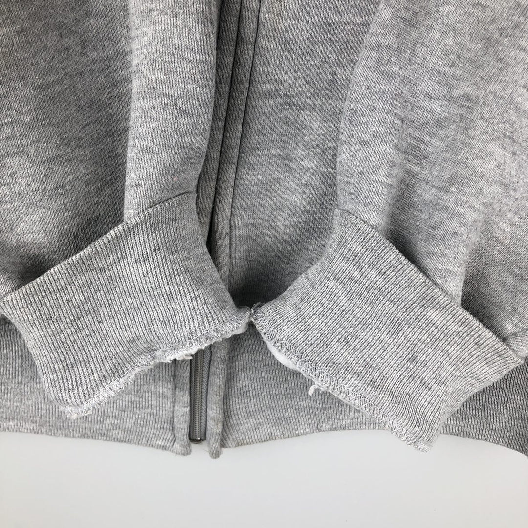 Vintage 90'S Russell Athletic full-zip sweatshirt, size L, men's cotton gray type Vintage Second Hand