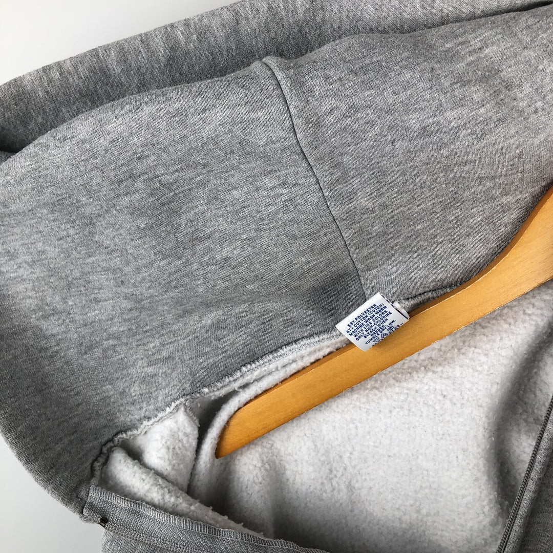 Vintage 90'S Russell Athletic full-zip sweatshirt, size L, men's cotton gray type Vintage Second Hand