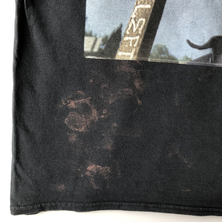 SNOOP DOGG Snoop Dogg Rap T-shirt Rap T Men's L size cotton black type Vintage Second Hand