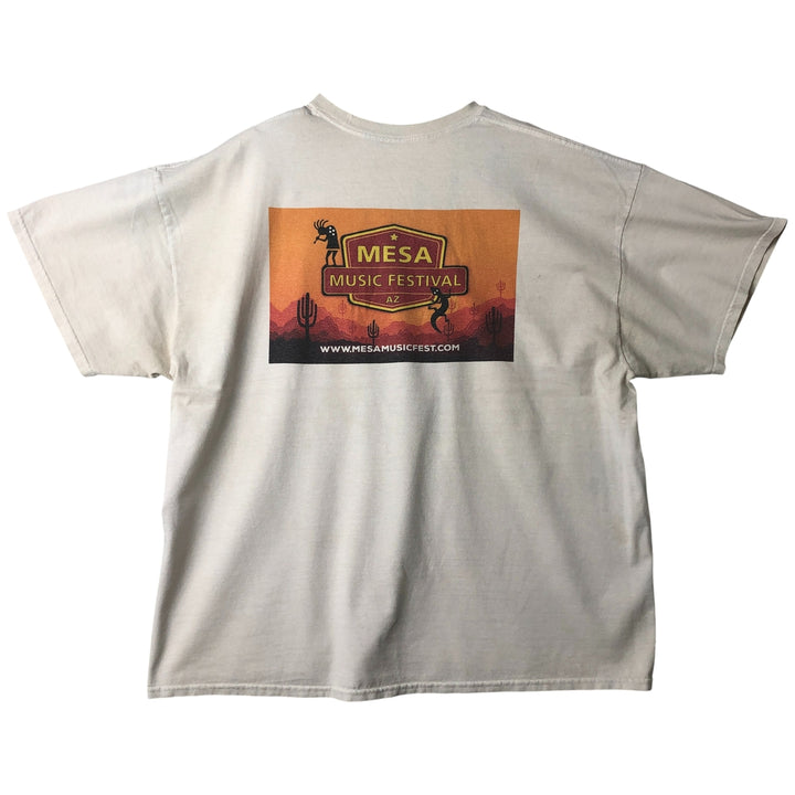 Mesa Music Festival Band T-Shirt, Men's XL unclear Beige type Vintage Second Hand