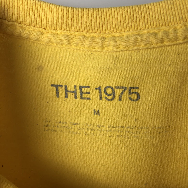 THE1975 The Nineteen Seventy-Five Band T-Shirt, Men's Size Medium unclear lemon yellow Vintage Second Hand