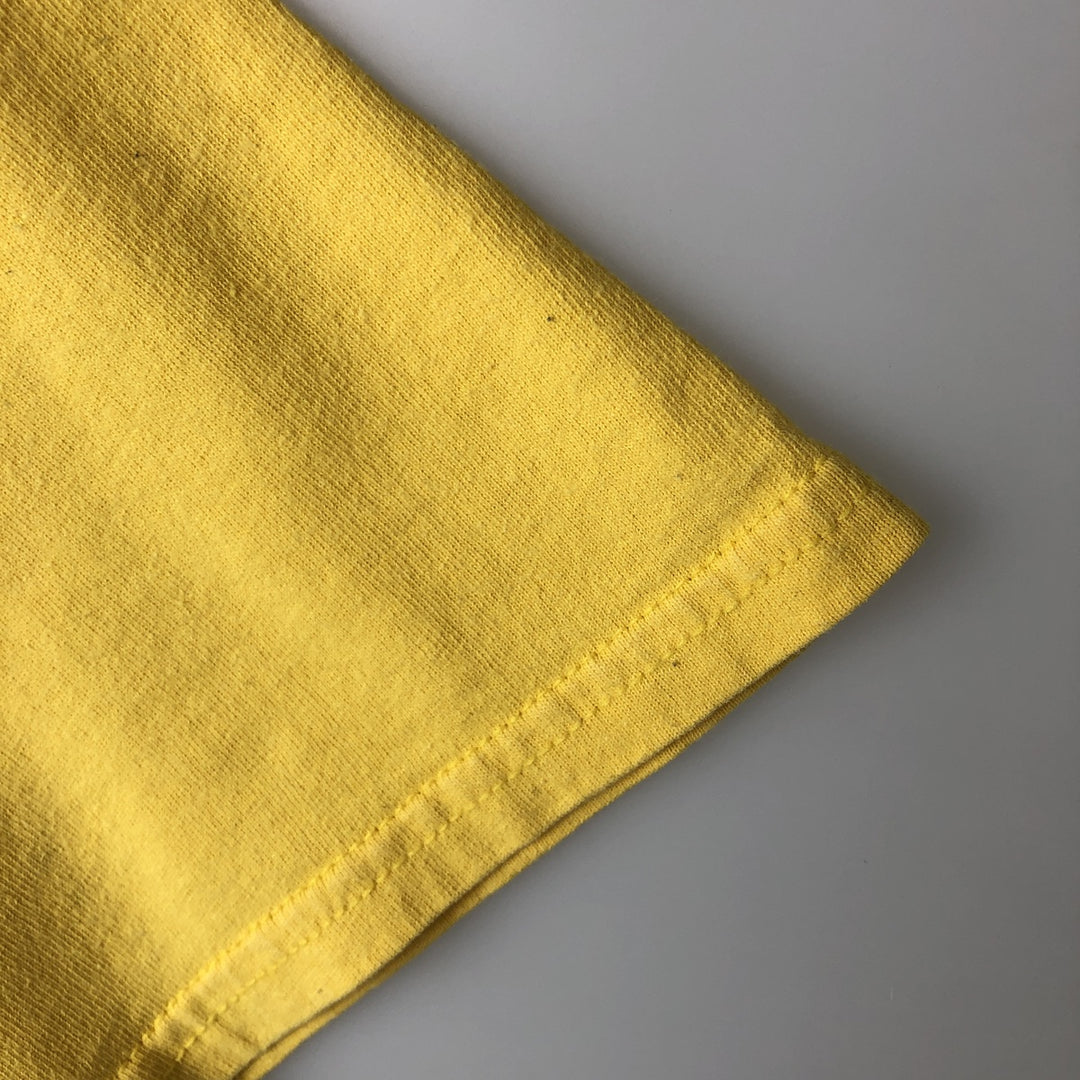 THE1975 The Nineteen Seventy-Five Band T-Shirt, Men's Size Medium unclear lemon yellow Vintage Second Hand