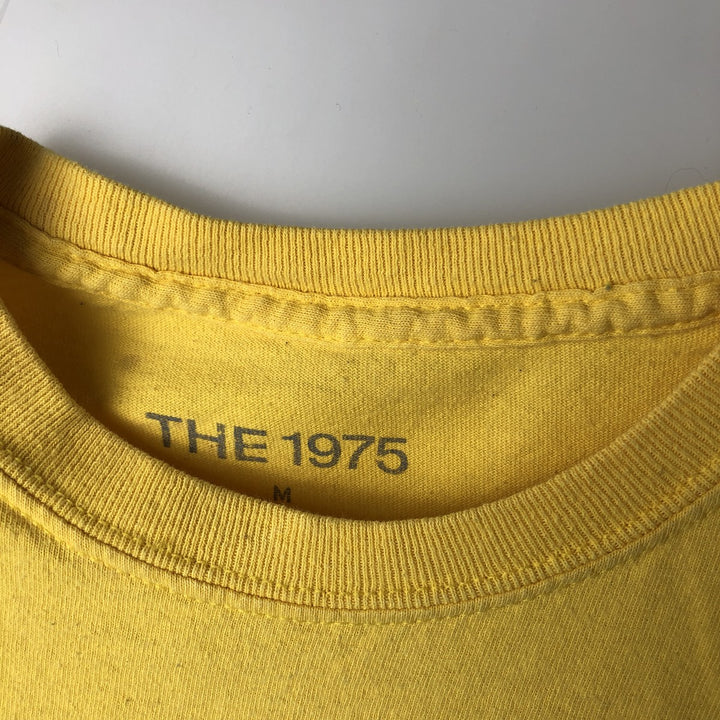 THE1975 The Nineteen Seventy-Five Band T-Shirt, Men's Size Medium unclear lemon yellow Vintage Second Hand