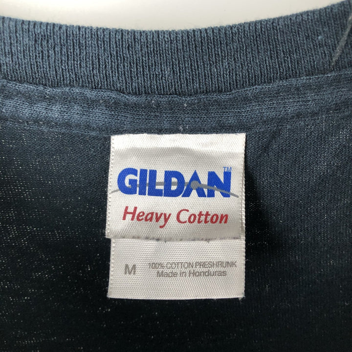 Gildan GILDAN NIRVANA Nirvana Band T-shirt Band T Men's M size cotton black type Vintage Second Hand