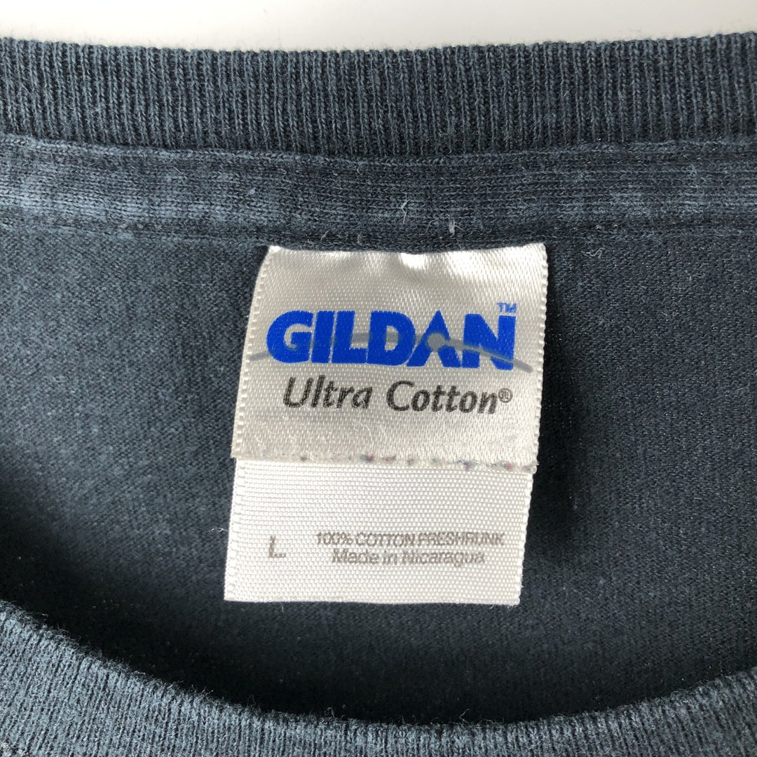 Gildan NWA Band T-Shirt, Men's Size L cotton black type Vintage Second Hand