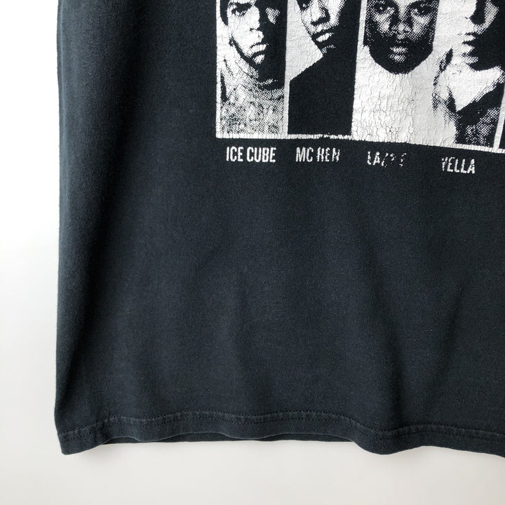 Gildan NWA Band T-Shirt, Men's Size L cotton black type Vintage Second Hand