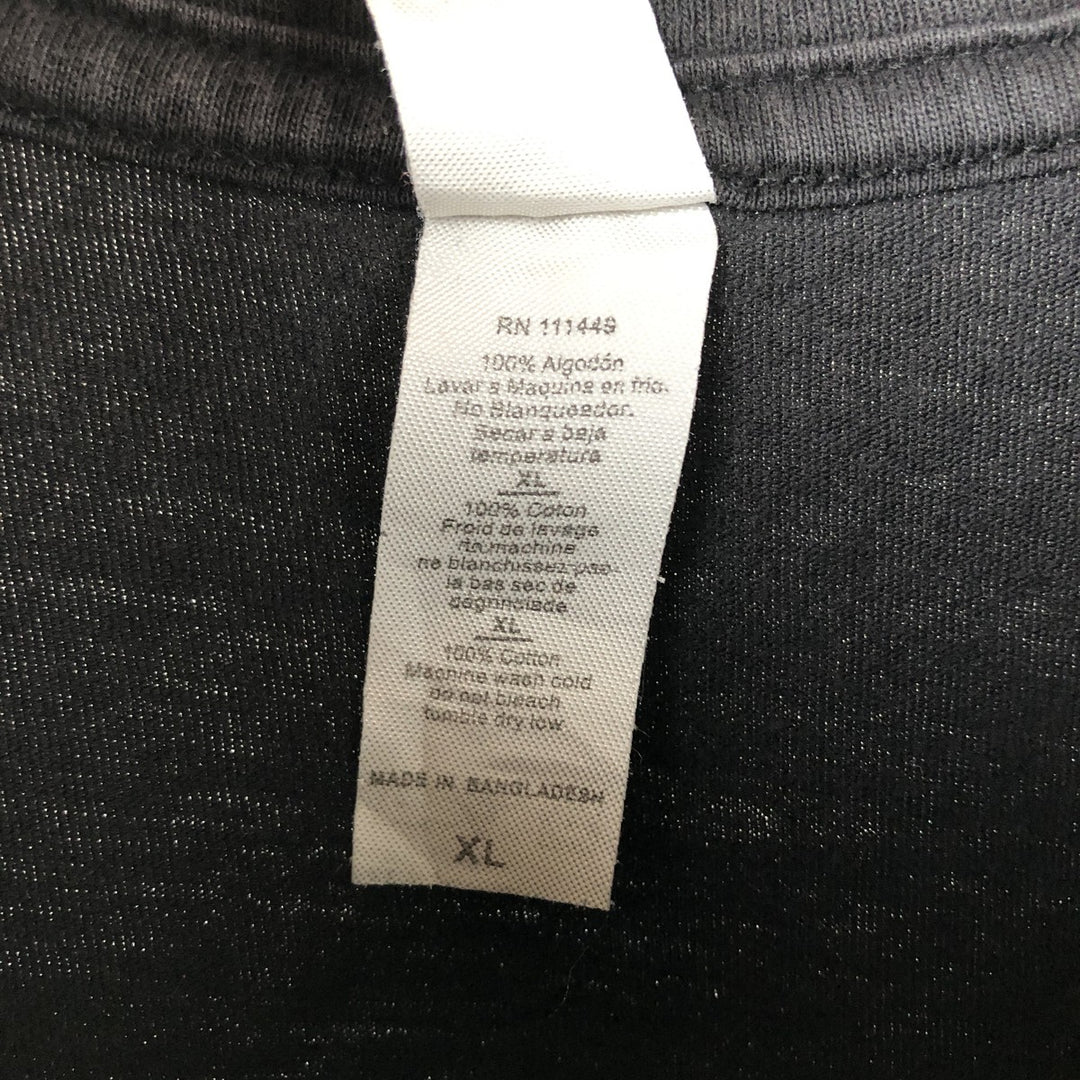 NEXT LEVEL Jane's Addiction Nine Inch Nails Band T-Shirt, Men's XL cotton black type Vintage Second Hand