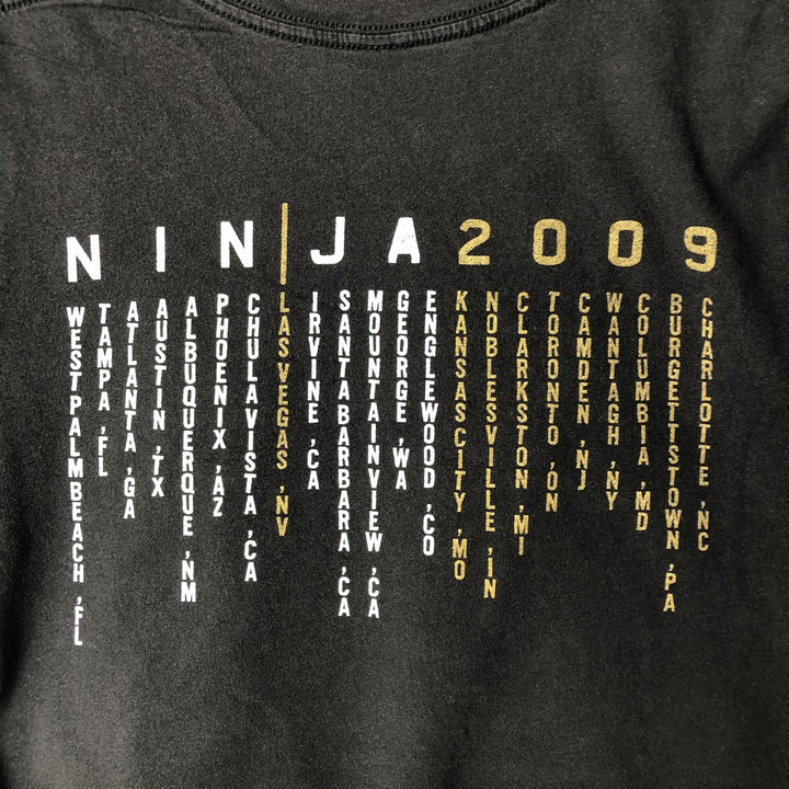 NEXT LEVEL Jane's Addiction Nine Inch Nails Band T-Shirt, Men's XL cotton black type Vintage Second Hand