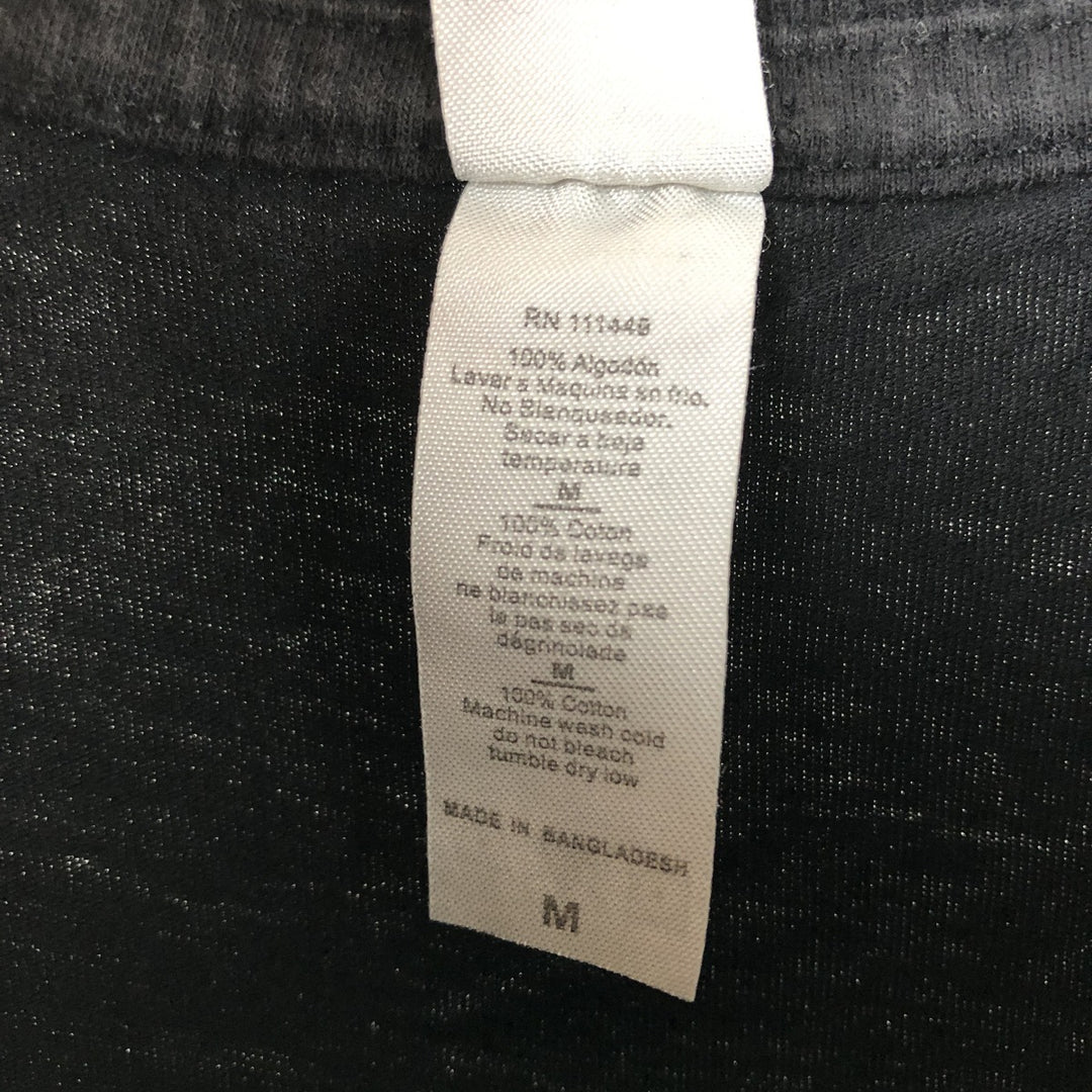 NEXT LEVEL Jane's Addiction Nine Inch Nails Band T-Shirt, Men's Size Medium cotton black type Vintage Second Hand