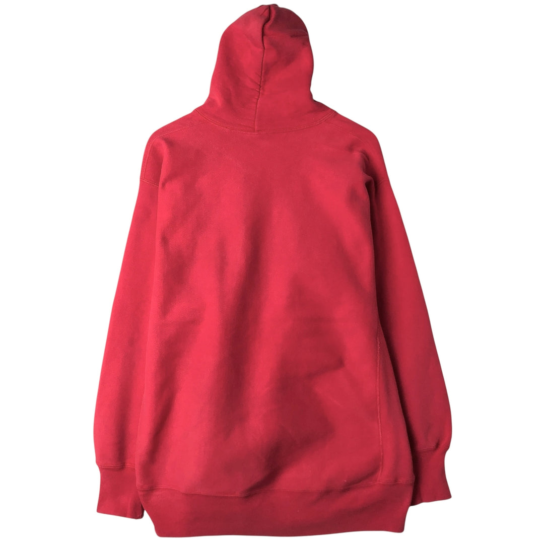 Vintage 90'S Lee Superweight Cotton College Pullover Hoodie, Made in USA, Men's XL cotton red type Vintage Second Hand