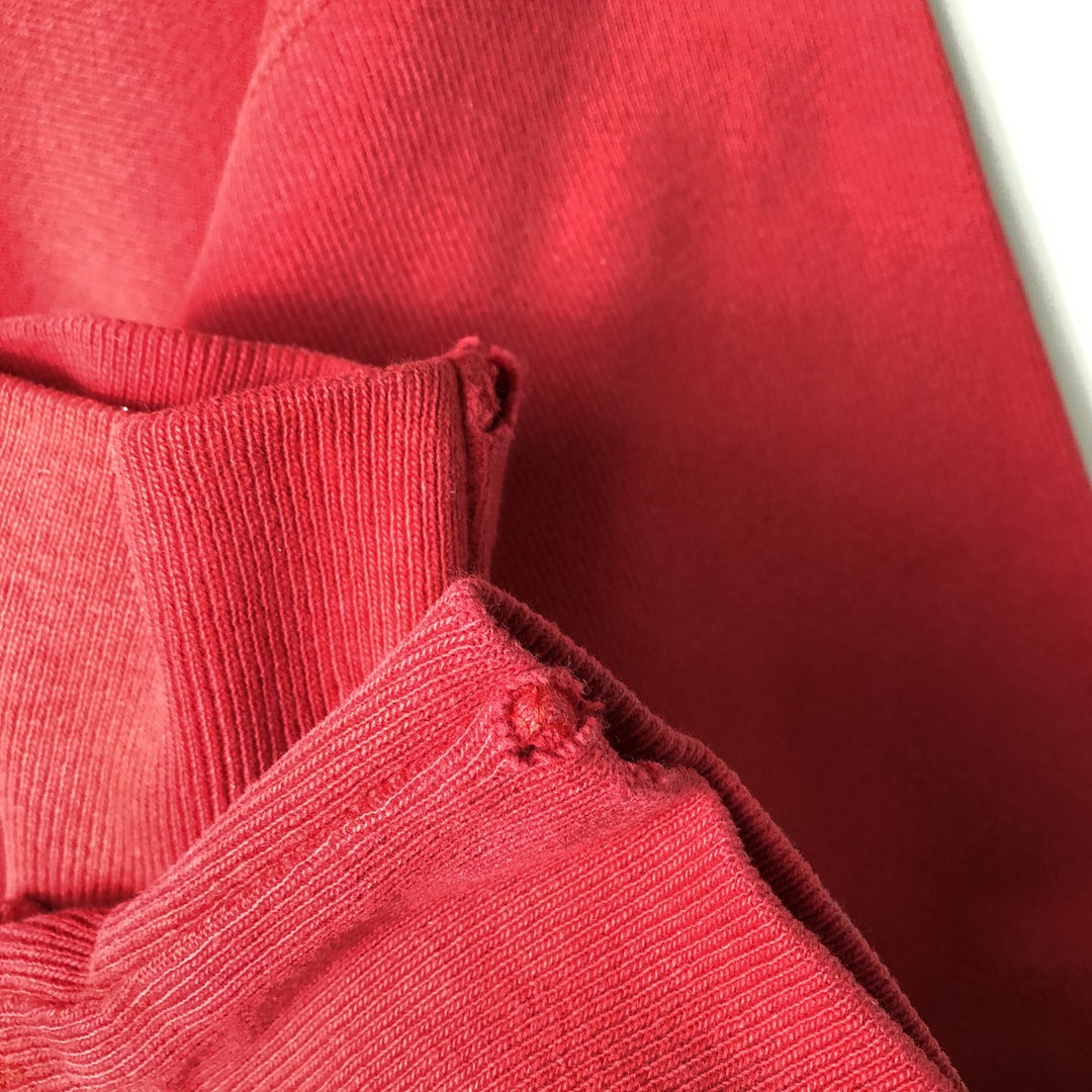 Vintage 90'S Lee Superweight Cotton College Pullover Hoodie, Made in USA, Men's XL cotton red type Vintage Second Hand
