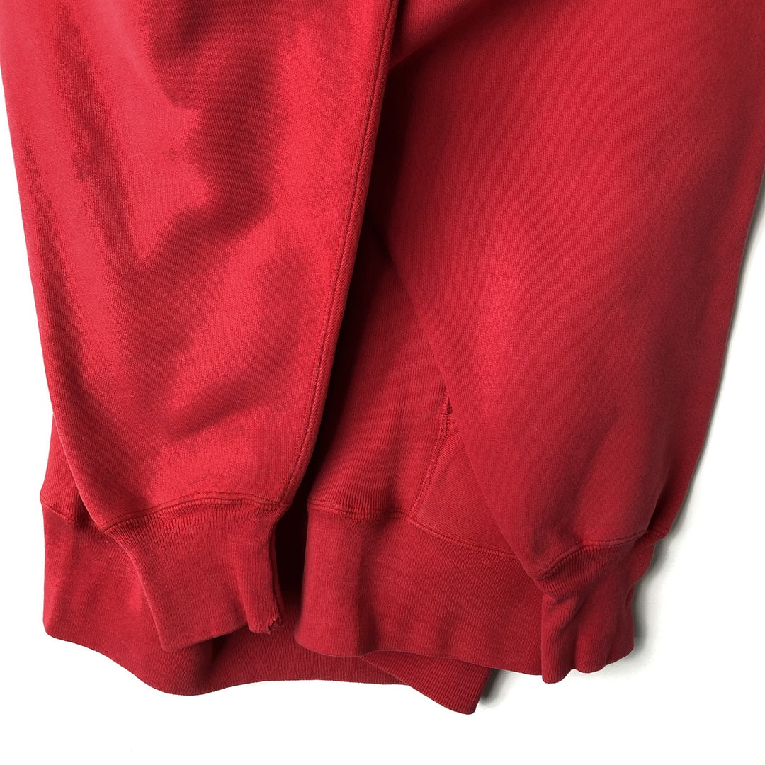 Vintage 90'S Lee Superweight Cotton College Pullover Hoodie, Made in USA, Men's XL cotton red type Vintage Second Hand