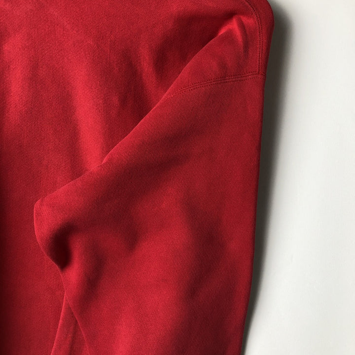 Vintage 90'S Lee Superweight Cotton College Pullover Hoodie, Made in USA, Men's XL cotton red type Vintage Second Hand