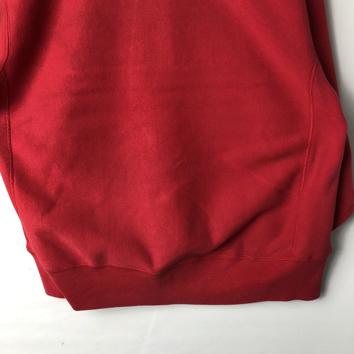 Vintage 90'S Lee Superweight Cotton College Pullover Hoodie, Made in USA, Men's XL cotton red type Vintage Second Hand