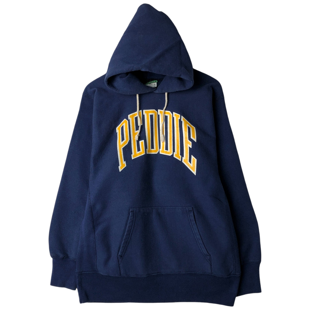 Vintage 90'S CAMBER College Pullover Hoodie, Made in USA, Size M, Men's cotton navy blue type Vintage Second Hand