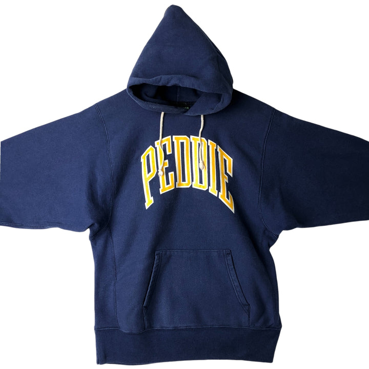 Vintage 90'S CAMBER College Pullover Hoodie, Made in USA, Size M, Men's cotton navy blue type Vintage Second Hand