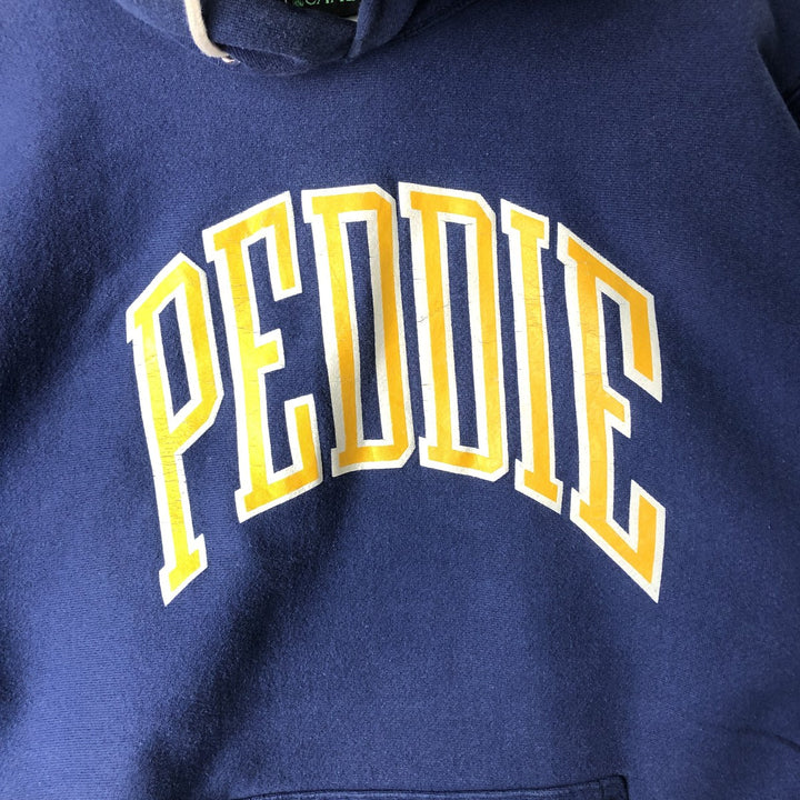 Vintage 90'S CAMBER College Pullover Hoodie, Made in USA, Size M, Men's cotton navy blue type Vintage Second Hand