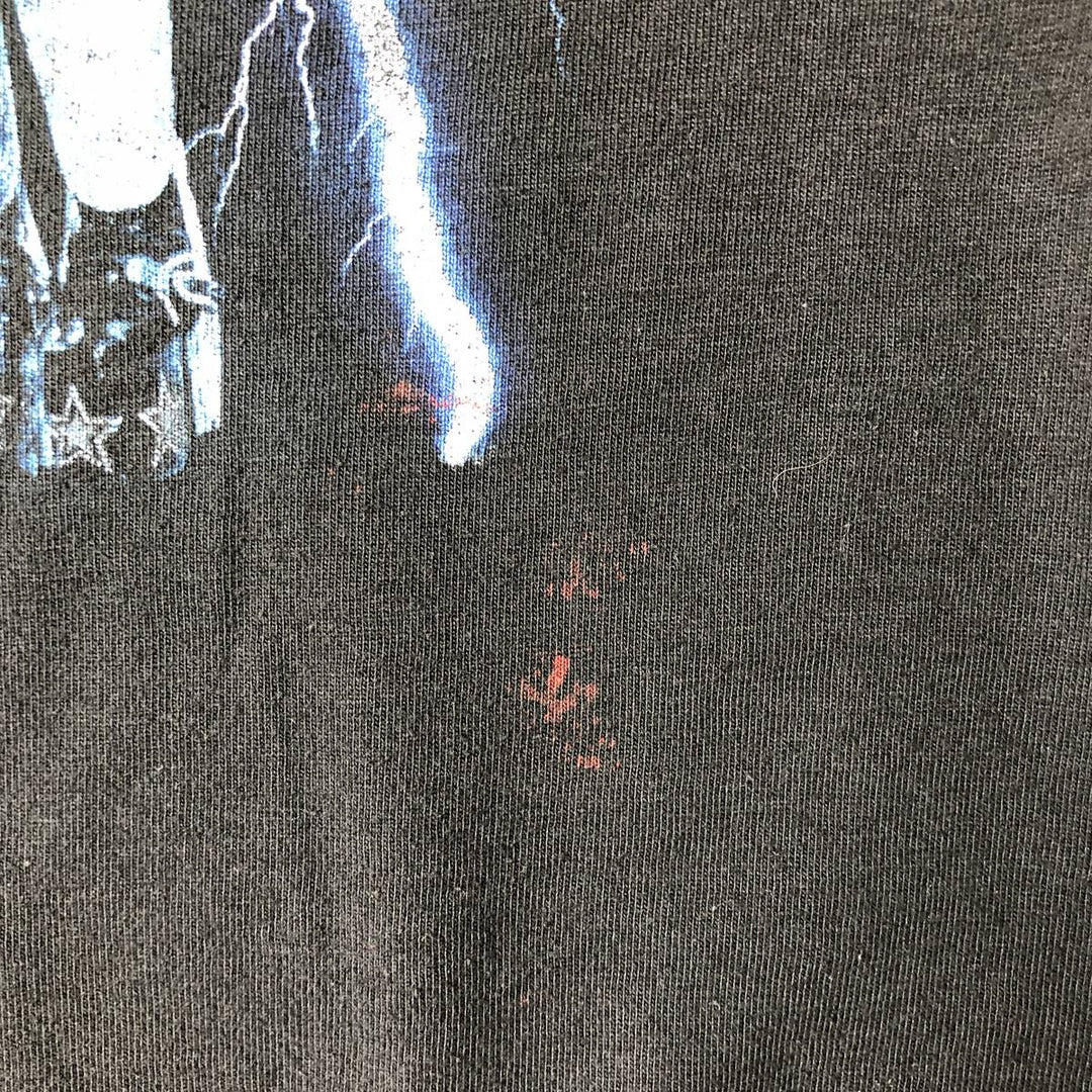 KISS Band T-shirt, Men's M size unclear black type Vintage Second Hand