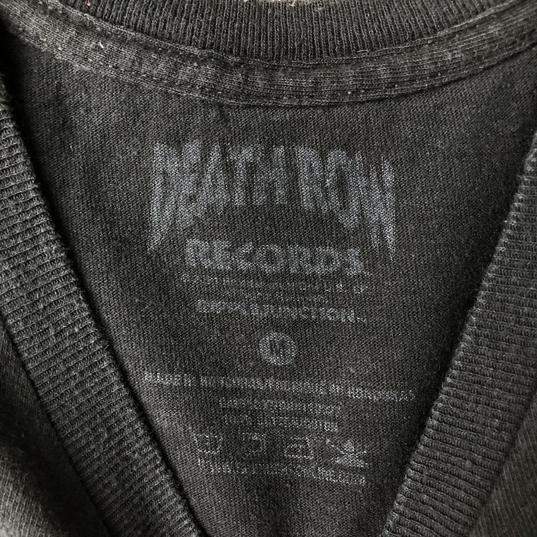 DEATH ROW RECORDS Rap T-shirt, Men's Size M cotton black type Vintage Second Hand