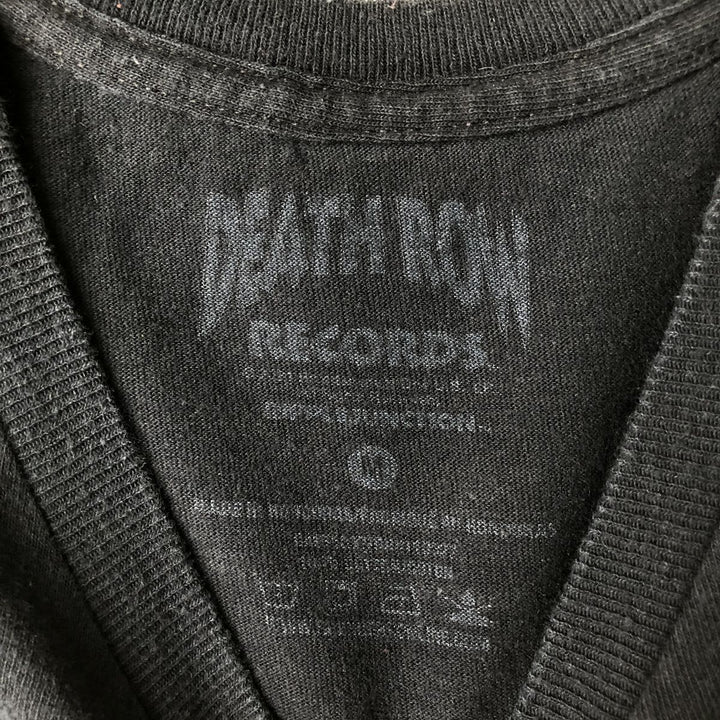 DEATH ROW RECORDS Rap T-shirt, Men's Size M cotton black type Vintage Second Hand