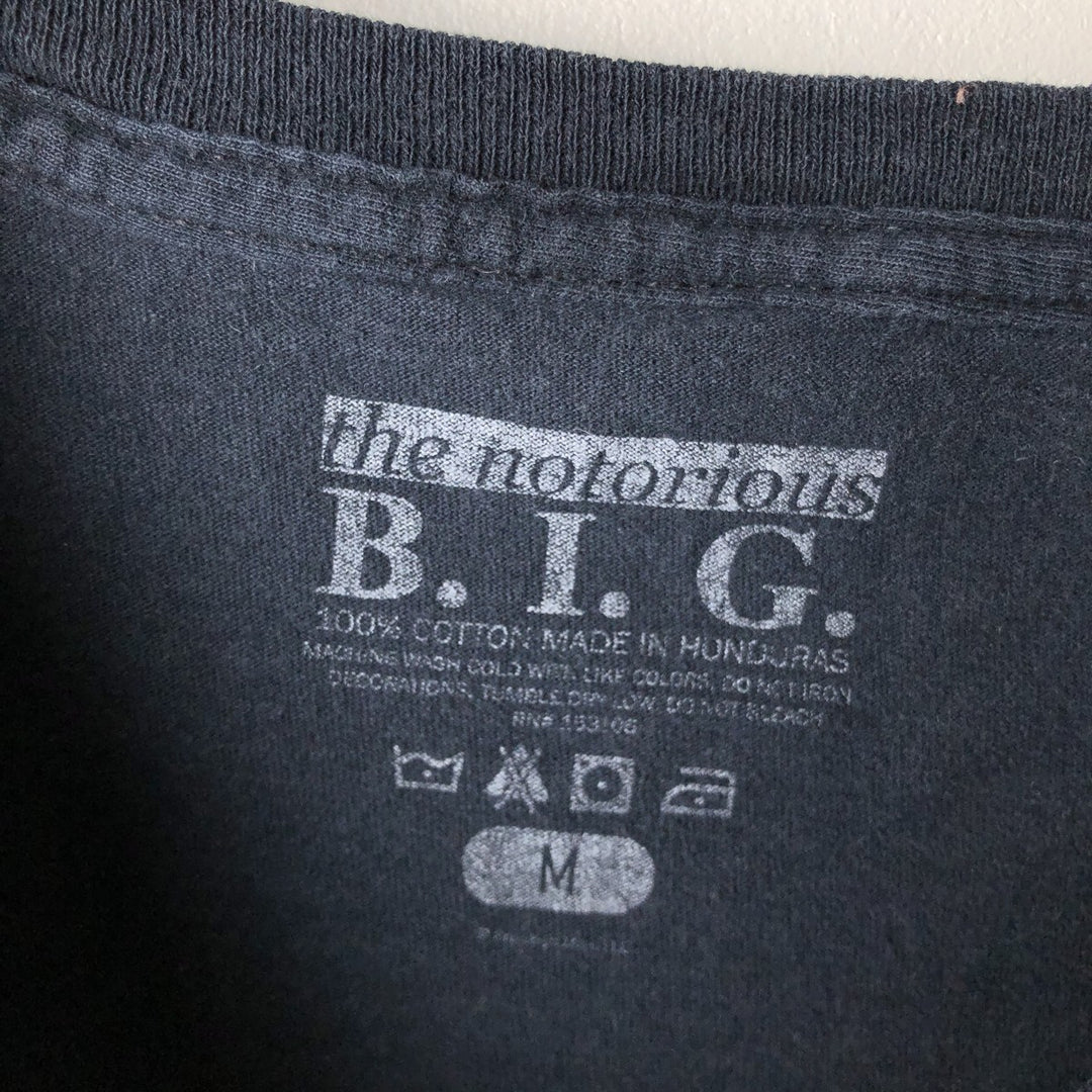 THE NOTORIUS BIG Band T-shirt, Men's Size M cotton black type Vintage Second Hand