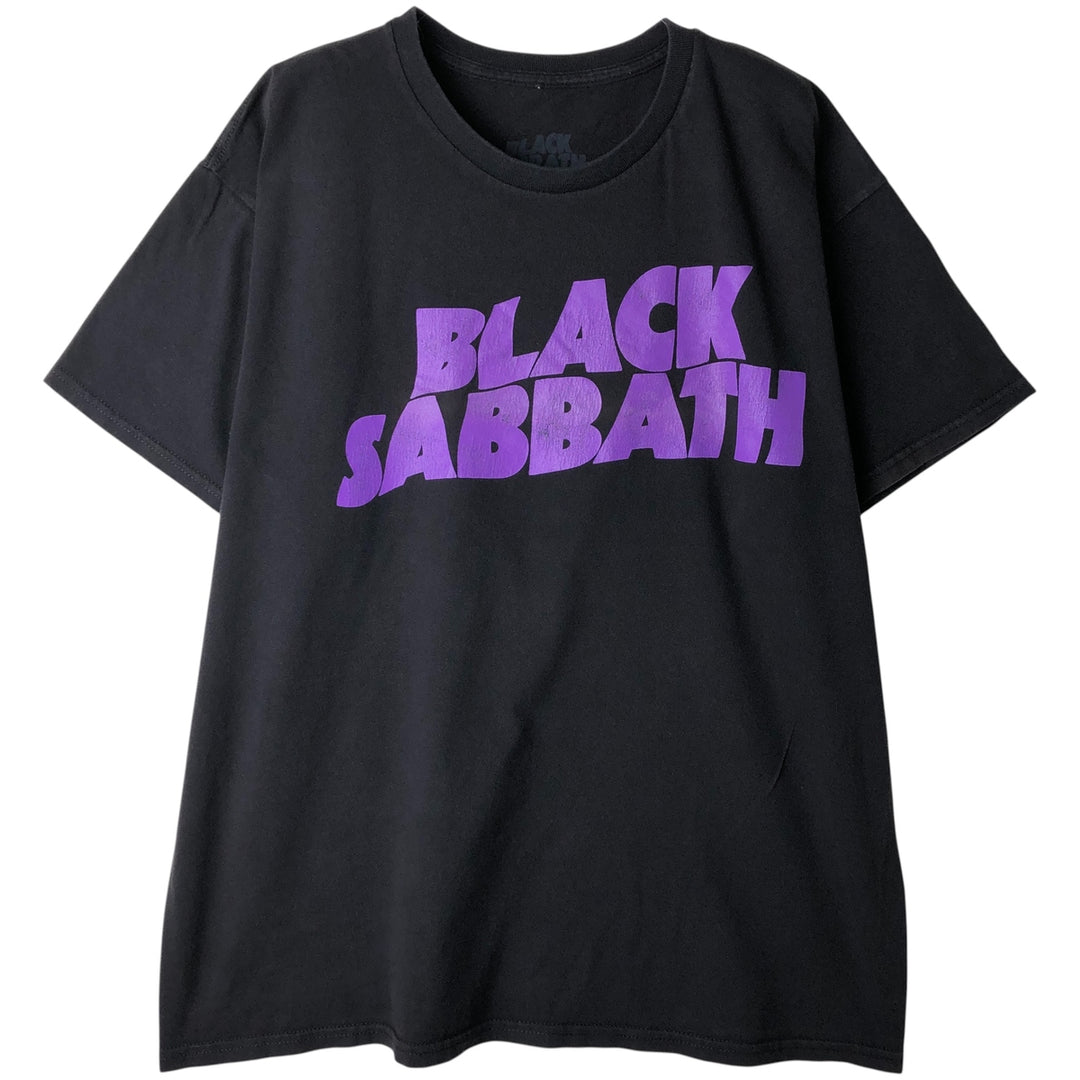 BLACK SABBATH band T-shirt, men's XL, punk style cotton black type Vintage Second Hand