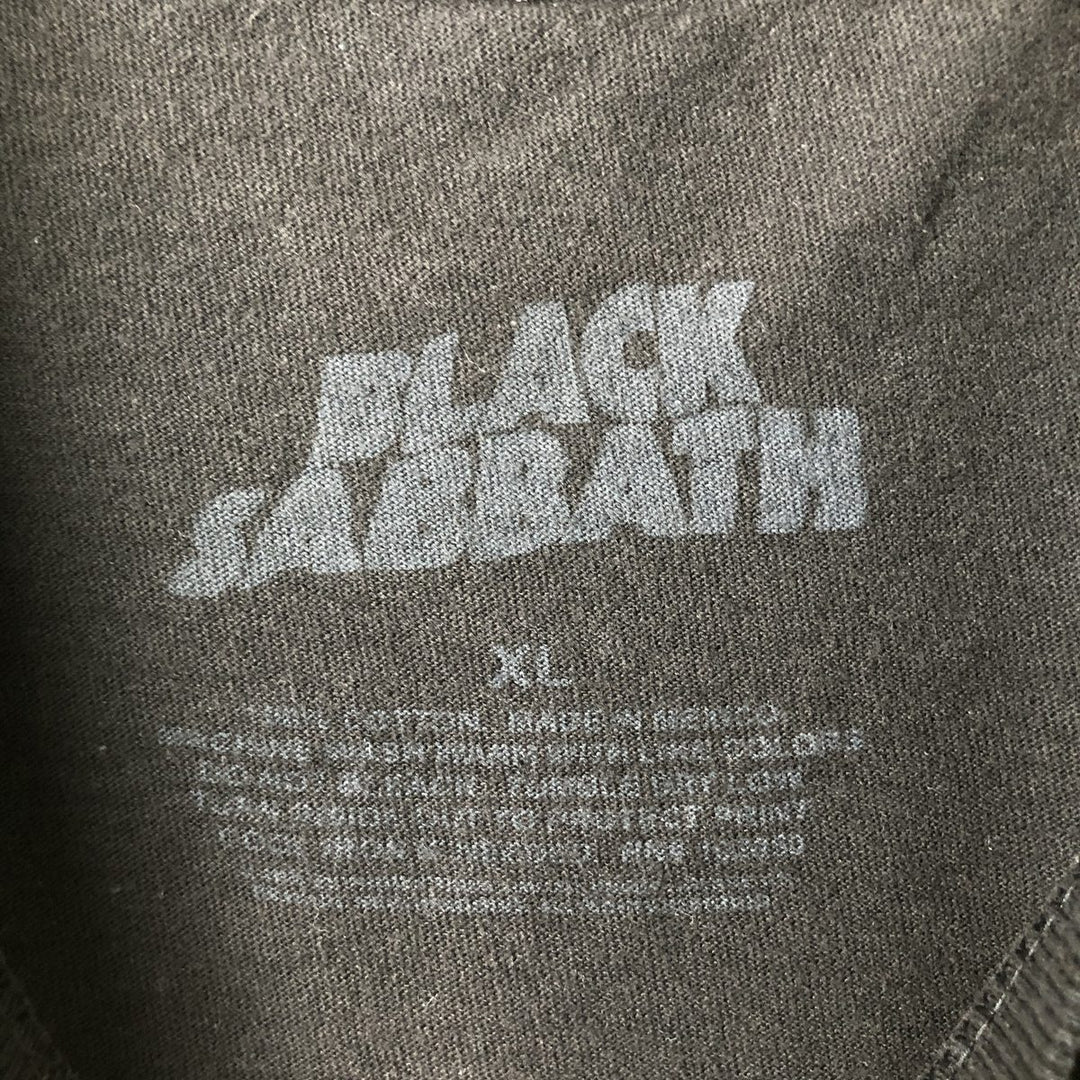 BLACK SABBATH band T-shirt, men's XL, punk style cotton black type Vintage Second Hand