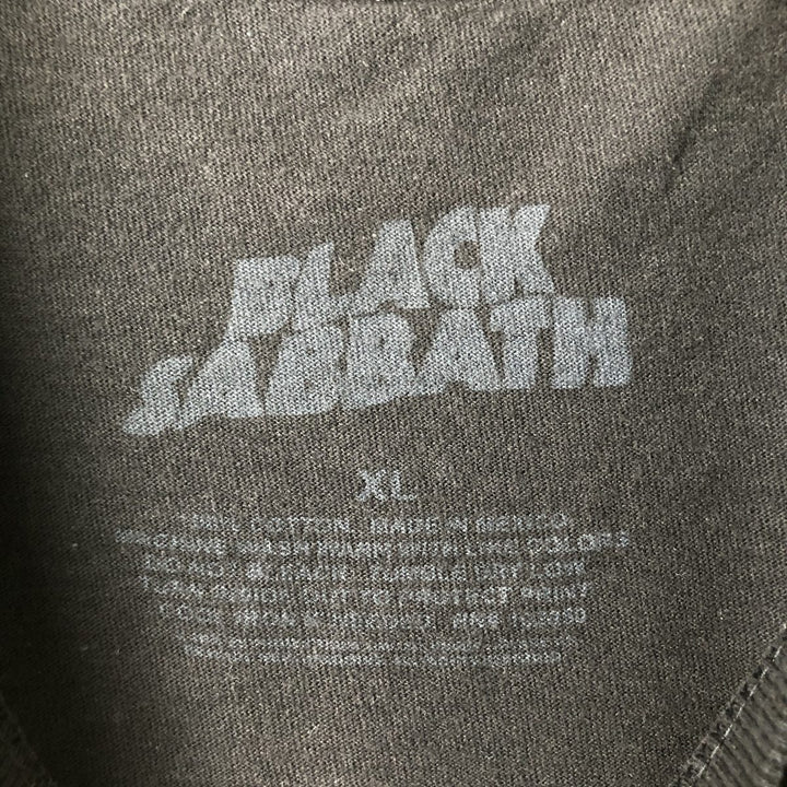 BLACK SABBATH band T-shirt, men's XL, punk style cotton black type Vintage Second Hand