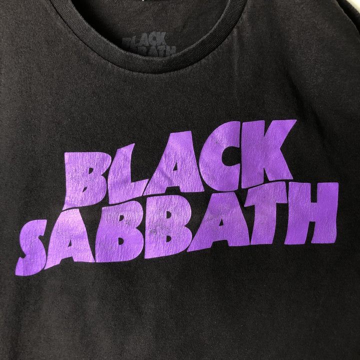 BLACK SABBATH band T-shirt, men's XL, punk style cotton black type Vintage Second Hand