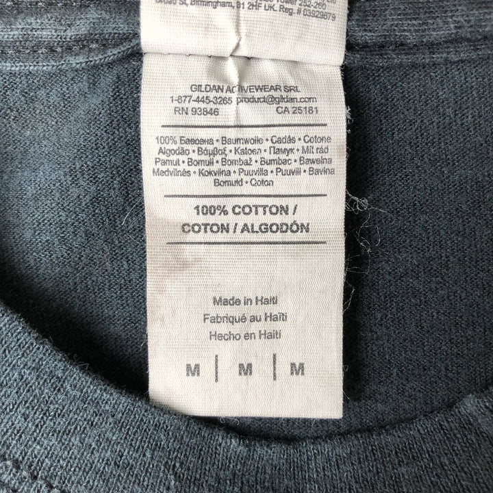 Sum 41 Skull Pattern Band T-Shirt, Men's Size Medium cotton black type Vintage Second Hand