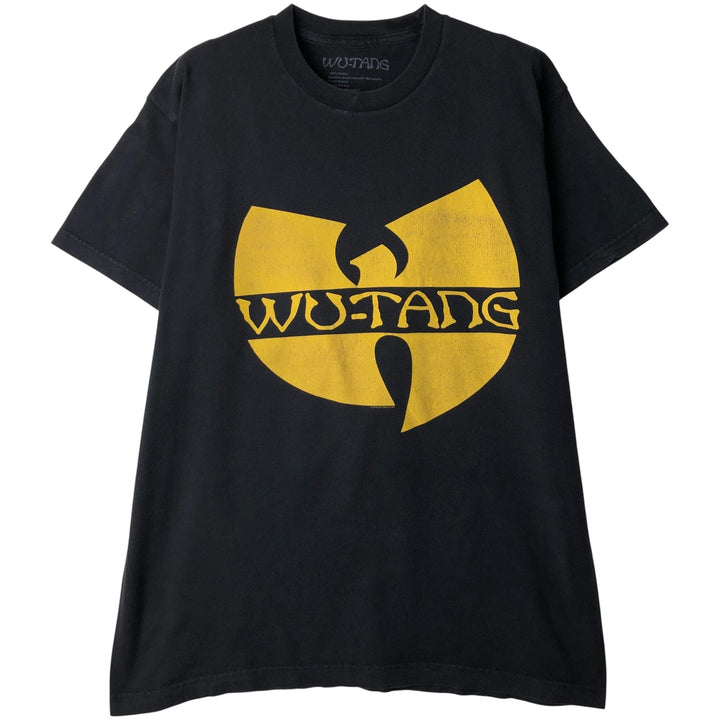 WU-TANG CLAN Rap T-shirt, Men's L size cotton black type Vintage Second Hand