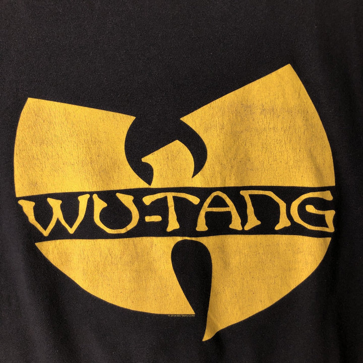 WU-TANG CLAN Rap T-shirt, Men's L size cotton black type Vintage Second Hand