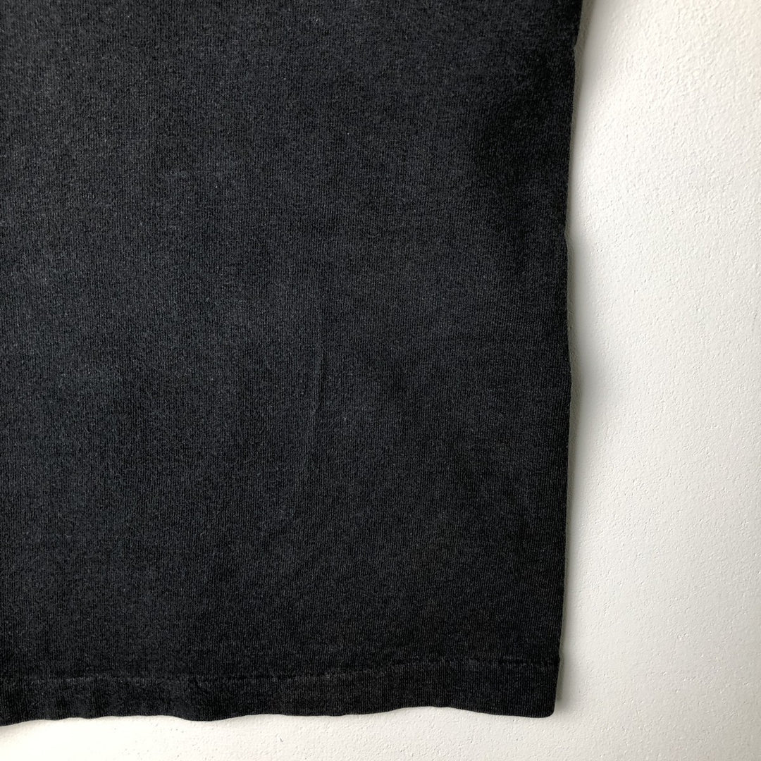 Band T-shirt, Made in USA, Men's Size L cotton black type Vintage Second Hand