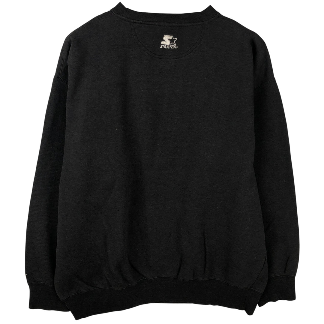 Vintage 90'S Starter NFL Pittsburgh Steelers Printed Sweatshirt, Men's Size XL cotton black type Vintage Second Hand