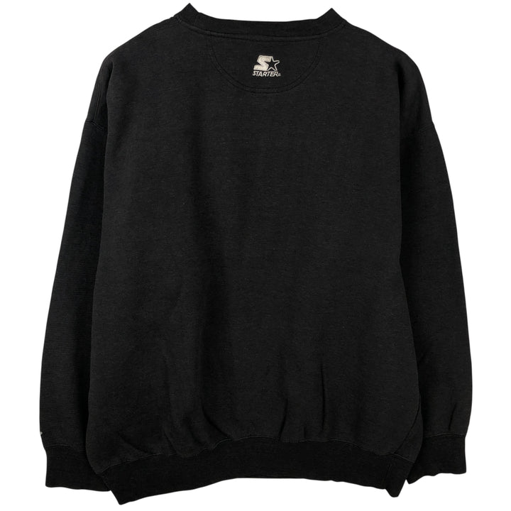 Vintage 90'S Starter NFL Pittsburgh Steelers Printed Sweatshirt, Men's Size XL cotton black type Vintage Second Hand